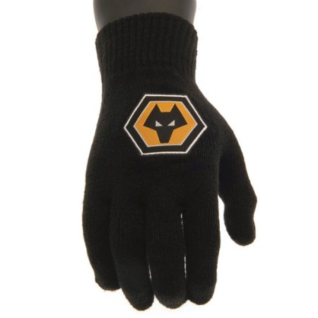 (image for) Wolverhampton Wanderers FC Knitted Gloves Junior