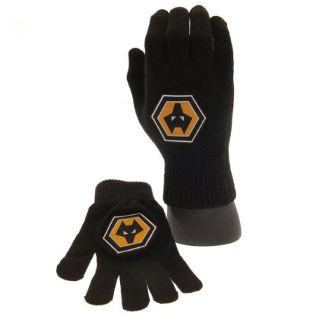 (image for) Wolverhampton Wanderers FC Knitted Gloves Junior