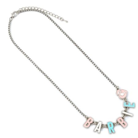 (image for) Barbie Silver Plated Enamel Letter Necklace