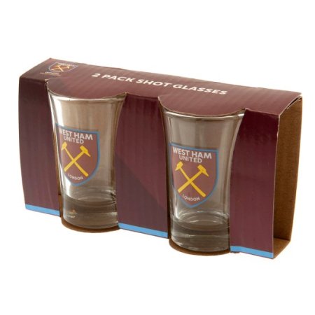 (image for) West Ham United FC 2pk Shot Glass Set