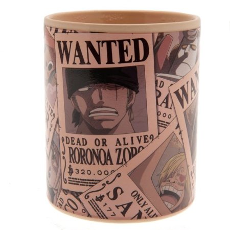 (image for) One Piece Heat Changing Mega Mug Wanted