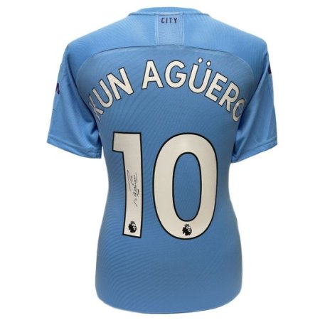 (image for) Manchester City FC Aguero Signed Shirt