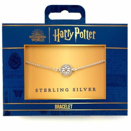 (image for) Harry Potter Sterling Silver Charm Bracelet Time Turner