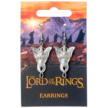 (image for) The Lord Of The Rings Silver Plated Earrings Evenstar