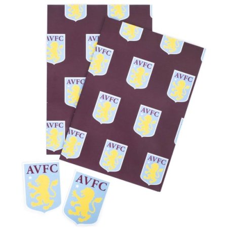 (image for) Aston Villa FC Text Gift Wrap