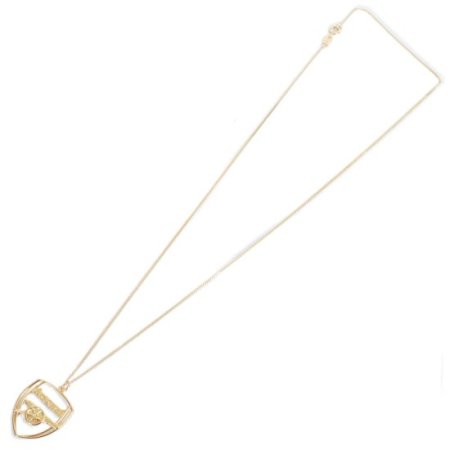 (image for) Arsenal FC 18ct Gold Plated on Silver Crest Pendant & Chain