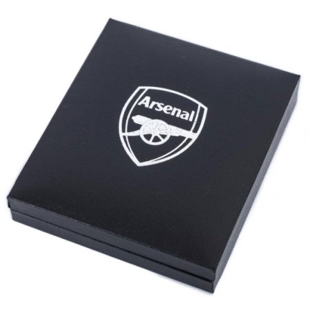 (image for) Arsenal FC 18ct Gold Plated on Silver Crest Pendant & Chain