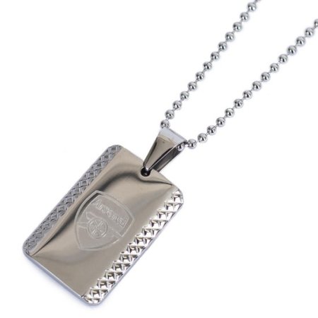 (image for) Arsenal FC Patterned Dog Tag & Chain