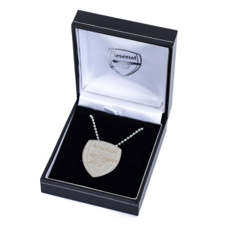 (image for) Arsenal FC Stainless Steel Large Pendant & Chain