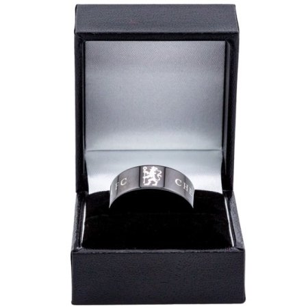 (image for) Chelsea FC Black Ceramic Ring Small