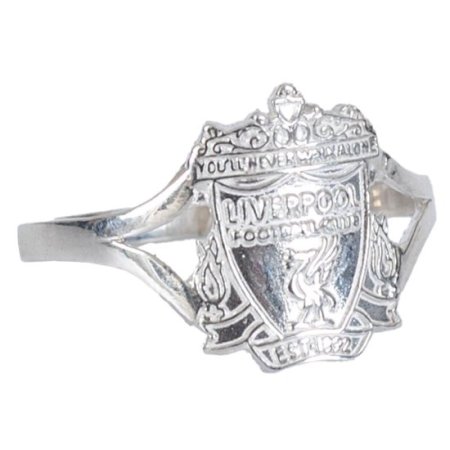 (image for) Liverpool FC Sterling Silver Split Shank Ring Large