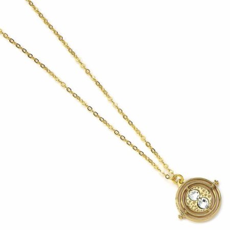 (image for) Harry Potter Gold Plated Fixed Time Turner Necklace