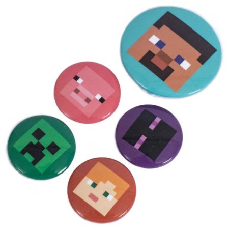 (image for) Minecraft Button Badge Set