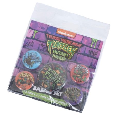 (image for) Teenage Mutant Ninja Turtles Button Badge Set