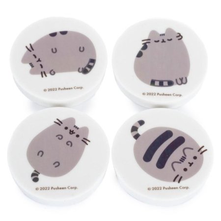 (image for) Pusheen 4pk Eraser Set