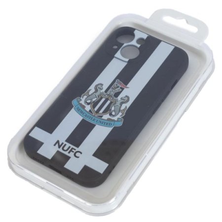 (image for) Newcastle United FC iPhone 15 Striped Silicone Case