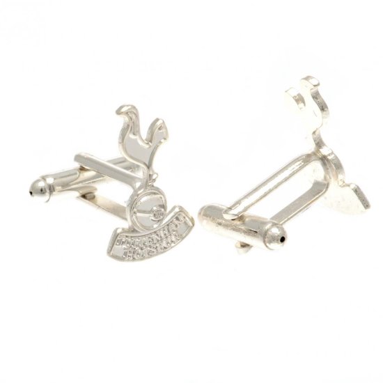(image for) Tottenham Hotspur FC Silver Plated Formed Cufflinks