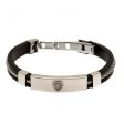 (image for) Arsenal FC Silver Inlay Silicone Bracelet