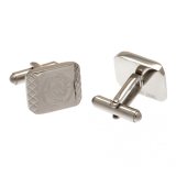 (image for) Manchester City FC Stainless Steel Patterned Cufflinks