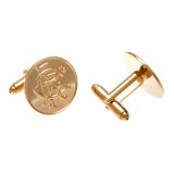 (image for) Rangers FC Gold Plated Cufflinks