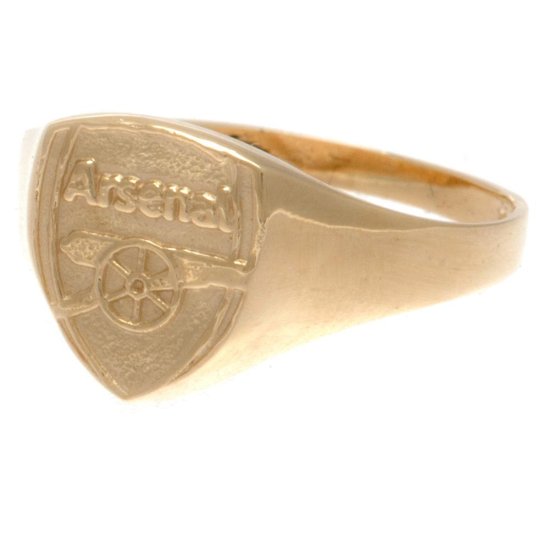 (image for) Arsenal FC 9ct Gold Crest Ring Large