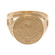 (image for) Celtic FC 9ct Gold Crest Ring Large