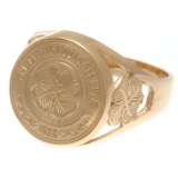 Celtic FC 9ct Gold Crest Ring Large