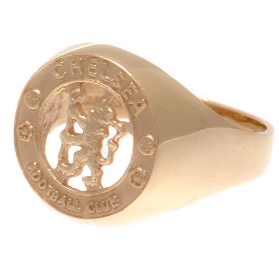 (image for) Chelsea FC 9ct Gold Crest Ring Small
