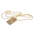 (image for) Leicester City FC Gold Plated Dog Tag & Chain