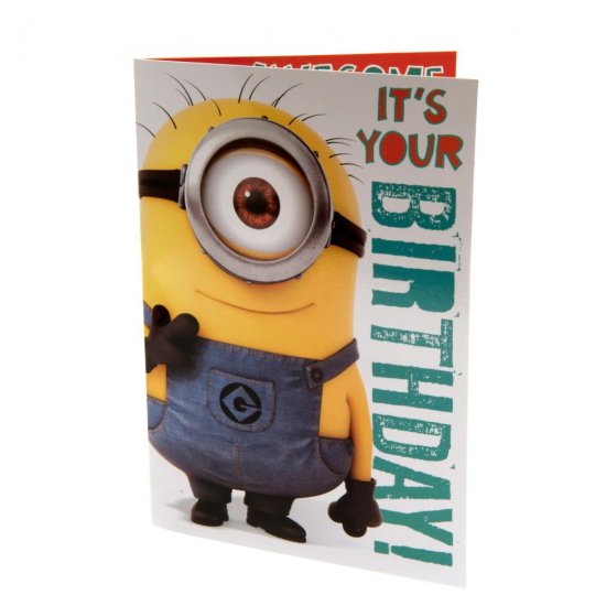 (image for) Despicable Me Minion Birthday Sound Card