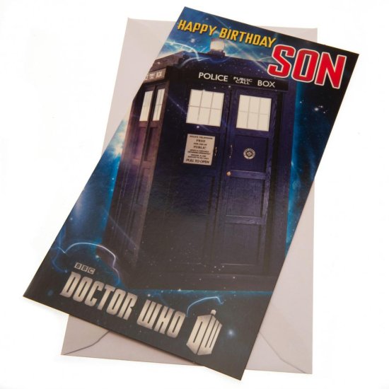 (image for) Doctor Who Birthday Card Son