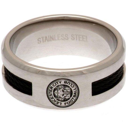 (image for) Leicester City FC Black Inlay Ring Small