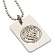 (image for) Manchester City FC Silver Plated Dog Tag & Chain