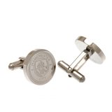 (image for) Manchester City FC Stainless Steel Formed Cufflinks