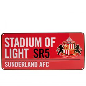 Sunderland AFC Colour Street Sign