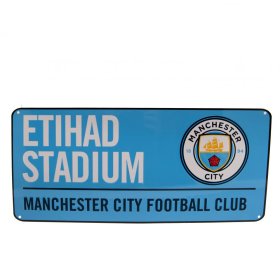 Manchester City FC Colour Street Sign