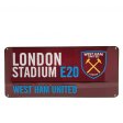 (image for) West Ham United FC Colour Street Sign