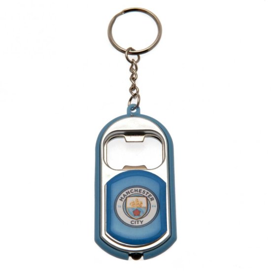 (image for) Manchester City FC Keyring Torch Bottle Opener