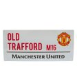 (image for) Manchester United FC White Street Sign