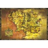 (image for) The Lord Of The Rings Poster Map 274