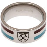 (image for) West Ham United FC Colour Stripe Ring Small