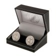 (image for) Celtic FC Silver Plated Formed Cufflinks