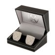 (image for) West Ham United FC Silver Plated Formed Cufflinks