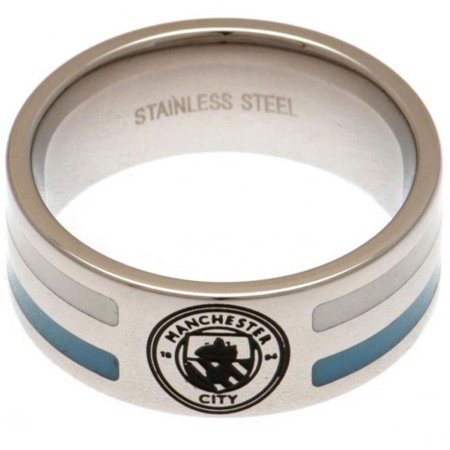 (image for) Manchester City FC Colour Stripe Ring Large