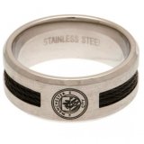 (image for) Manchester City FC Black Inlay Ring Medium