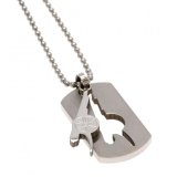 (image for) Arsenal FC Cut Out Cannon Dog Tag & Chain