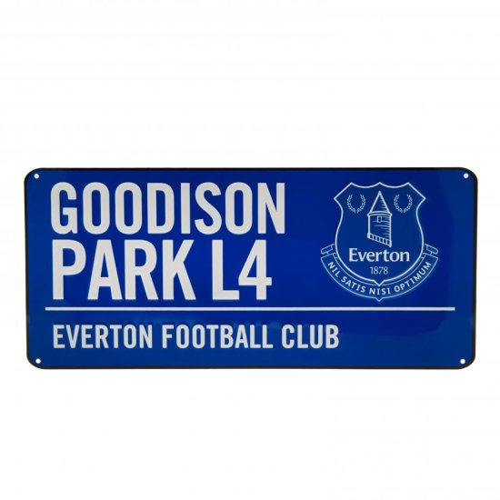 (image for) Everton FC Colour Street Sign