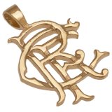 (image for) Rangers FC 9ct Gold Pendant Heavy Medium