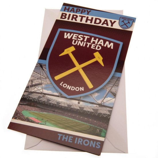 (image for) West Ham United FC Stadium Birthday Card