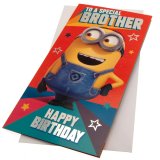 Despicable Me 3 Minion Birthday Card Brother